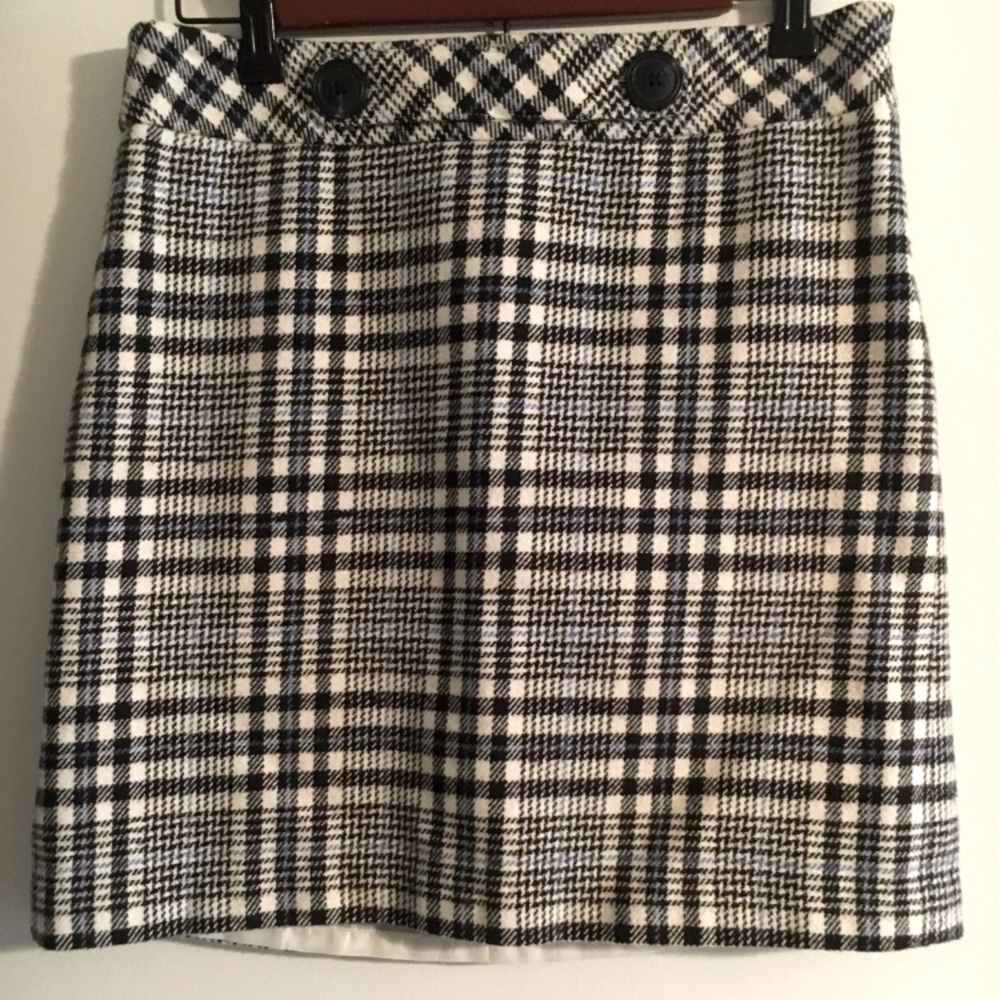Ann Taylor plaid skirt